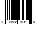 Barcode Image for UPC code 000322839418