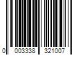 Barcode Image for UPC code 00033383210001