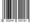 Barcode Image for UPC code 00033413001838