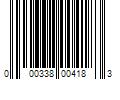 Barcode Image for UPC code 000338004183