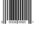 Barcode Image for UPC code 000338009201