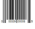 Barcode Image for UPC code 000339000085