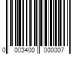 Barcode Image for UPC code 00034000000067