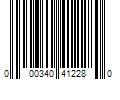 Barcode Image for UPC code 000340412280