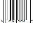 Barcode Image for UPC code 000341000097