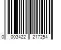 Barcode Image for UPC code 0003422217254