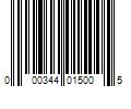 Barcode Image for UPC code 000344015005