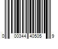 Barcode Image for UPC code 000344405059