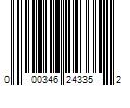 Barcode Image for UPC code 000346243352