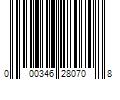 Barcode Image for UPC code 000346280708