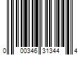 Barcode Image for UPC code 000346313444