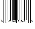 Barcode Image for UPC code 000346313499