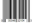 Barcode Image for UPC code 000346321043