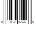 Barcode Image for UPC code 000346375763