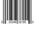 Barcode Image for UPC code 000346381559