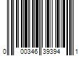 Barcode Image for UPC code 000346393941