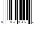 Barcode Image for UPC code 000346394054