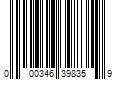 Barcode Image for UPC code 000346398359