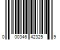 Barcode Image for UPC code 000346423259