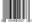 Barcode Image for UPC code 000346423273