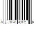 Barcode Image for UPC code 000346430028