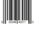 Barcode Image for UPC code 000346430110