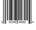 Barcode Image for UPC code 000346448924