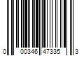 Barcode Image for UPC code 000346473353