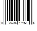 Barcode Image for UPC code 000346474626