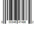 Barcode Image for UPC code 000346474862