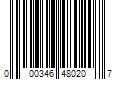 Barcode Image for UPC code 000346480207