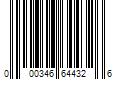 Barcode Image for UPC code 000346644326