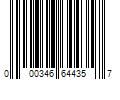 Barcode Image for UPC code 000346644357