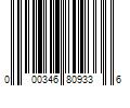 Barcode Image for UPC code 000346809336