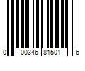 Barcode Image for UPC code 000346815016