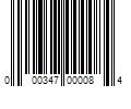 Barcode Image for UPC code 000347000084