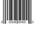 Barcode Image for UPC code 000348504000