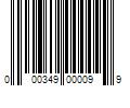 Barcode Image for UPC code 000349000099