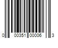 Barcode Image for UPC code 000351000063