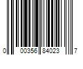 Barcode Image for UPC code 000356840237