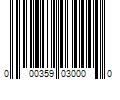 Barcode Image for UPC code 000359030000