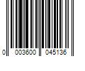 Barcode Image for UPC code 00036000451306