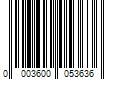 Barcode Image for UPC code 00036000536379