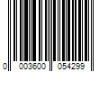 Barcode Image for UPC code 00036000542950