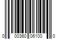 Barcode Image for UPC code 000360061000