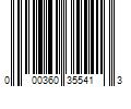 Barcode Image for UPC code 000360355413