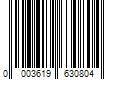 Barcode Image for UPC code 00036196308002