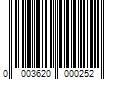 Barcode Image for UPC code 00036200002506