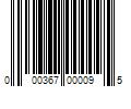 Barcode Image for UPC code 000367000095