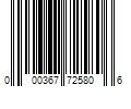 Barcode Image for UPC code 000367725806